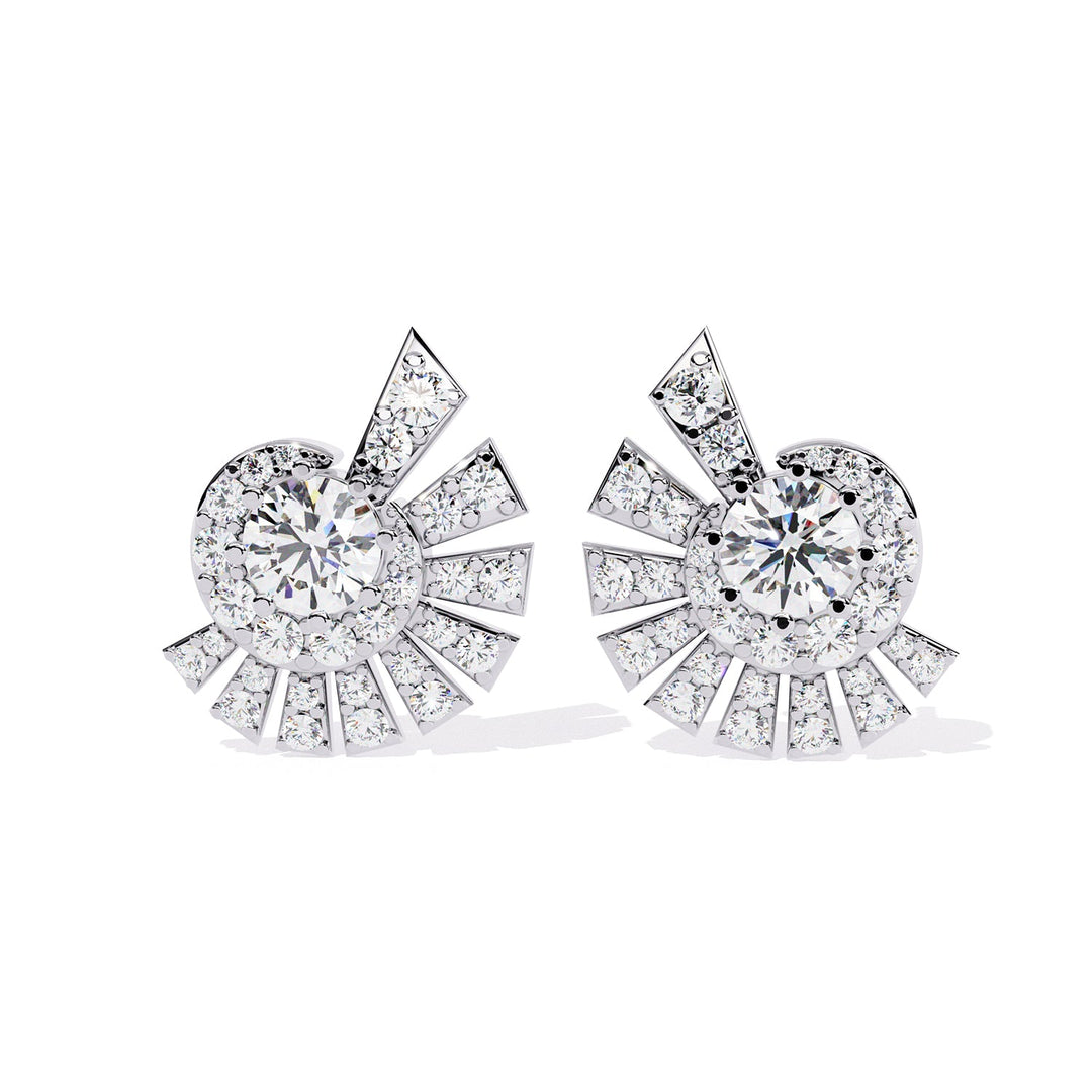 Round Fashion Studs Earring STFA1380
