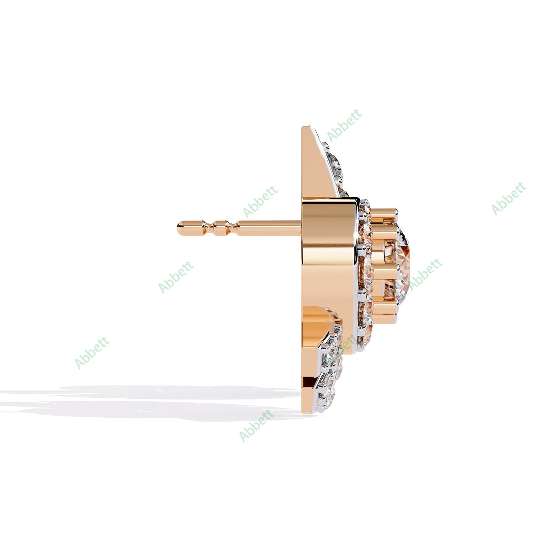 Round Fashion Studs Earring STFA1380