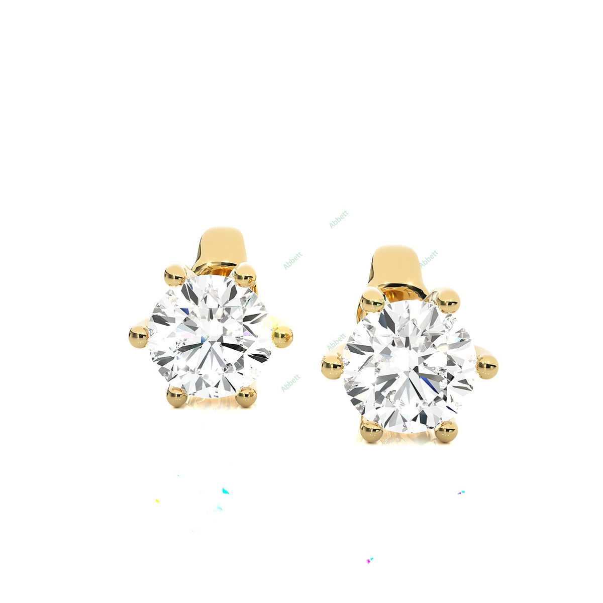 Five Prong Stud Earring STFI012