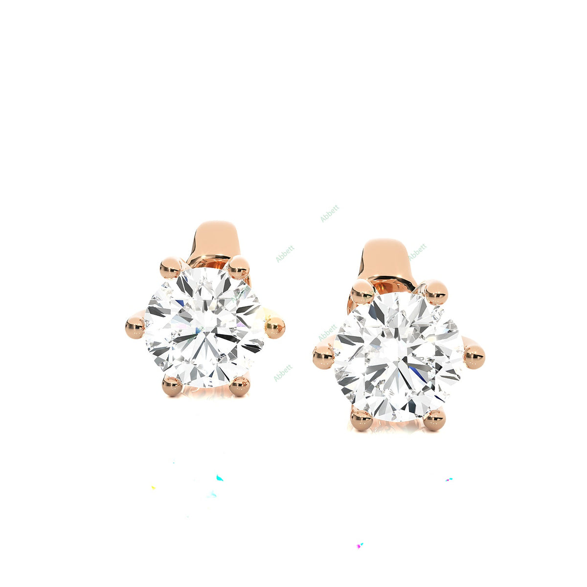 Five Prong Stud Earring STFI012