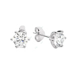 Load image into Gallery viewer, Five Prong Stud Earring STFI012
