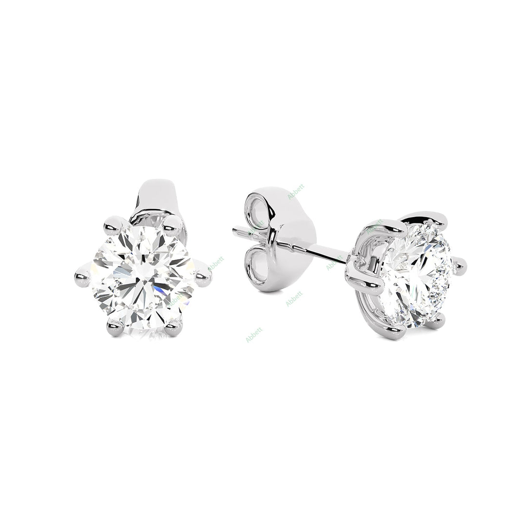 Five Prong Stud Earring STFI012