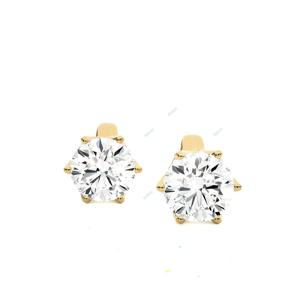 Five Prong Stud Earring STFI013
