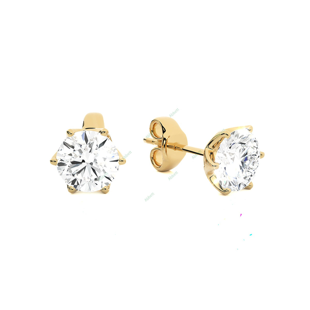 Five Prong Stud Earring STFI013