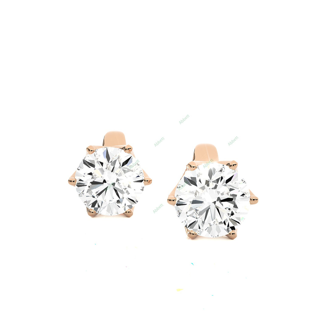 Five Prong Stud Earring STFI013