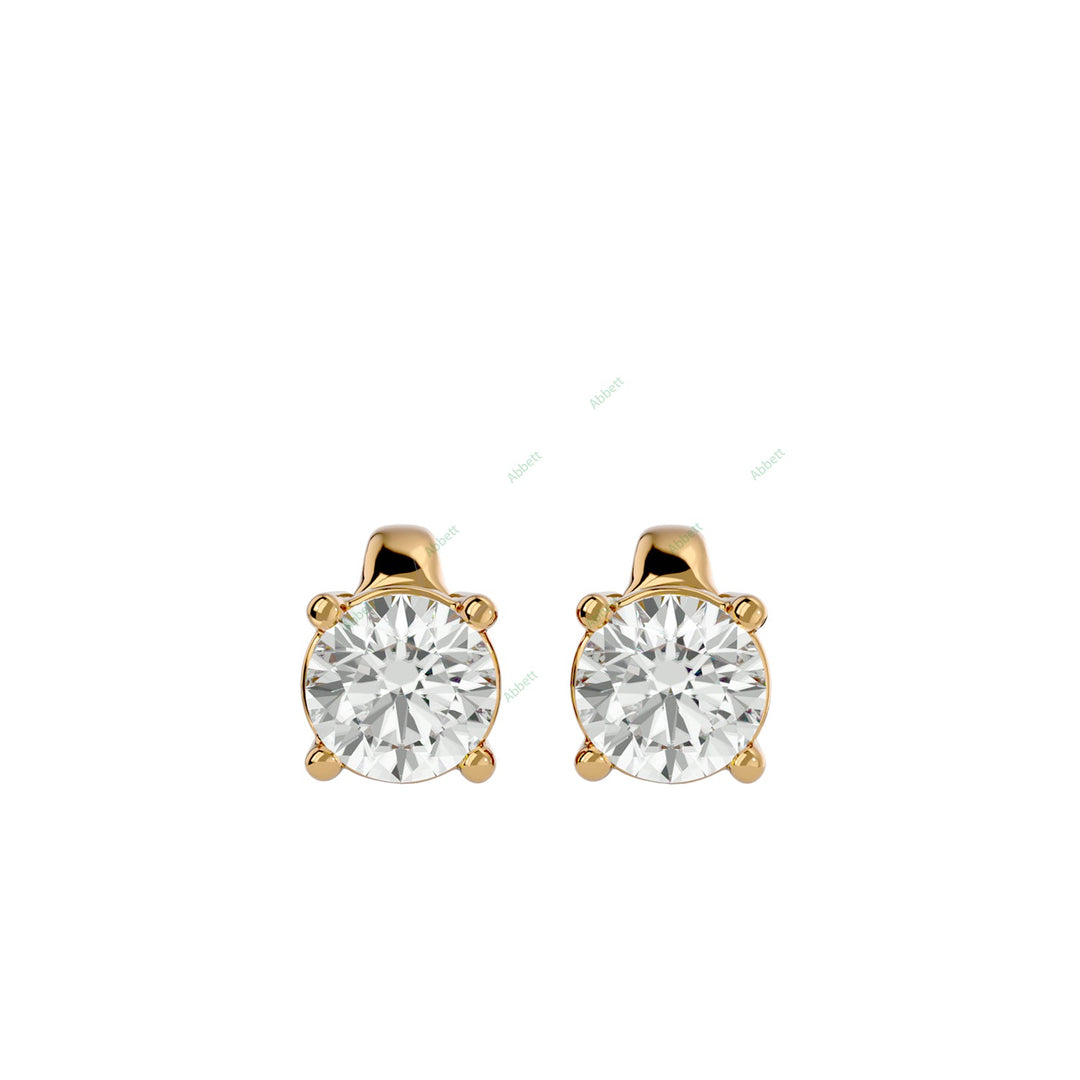 Four Prong Stud Earring STFO005