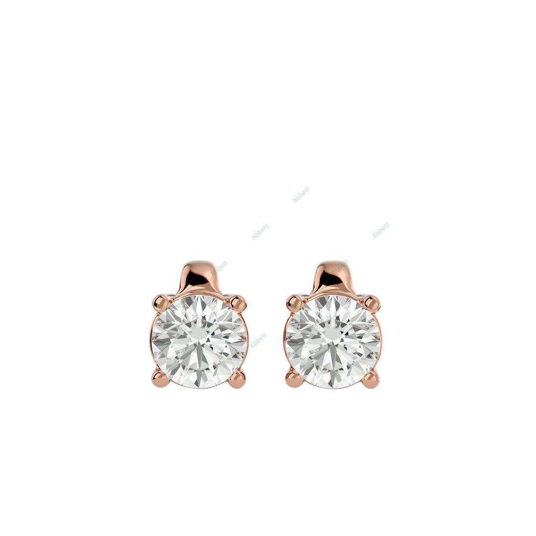 Four Prong Stud Earring STFO005