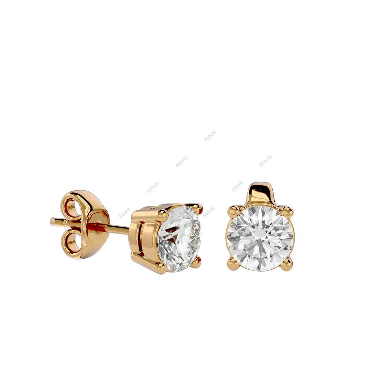 Four Prong Stud Earring STFO005