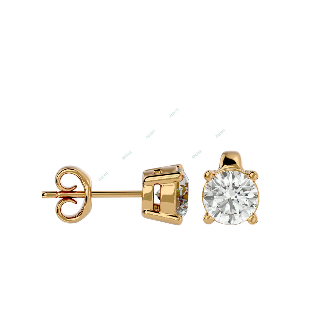 Four Prong Stud Earring STFO005