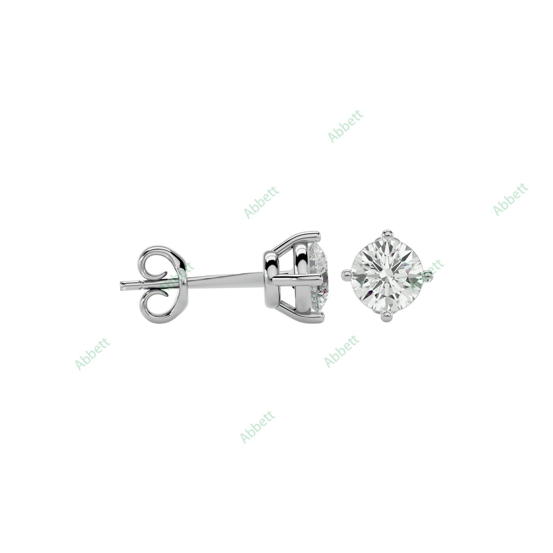 Four Prong Stud Earring STFO006