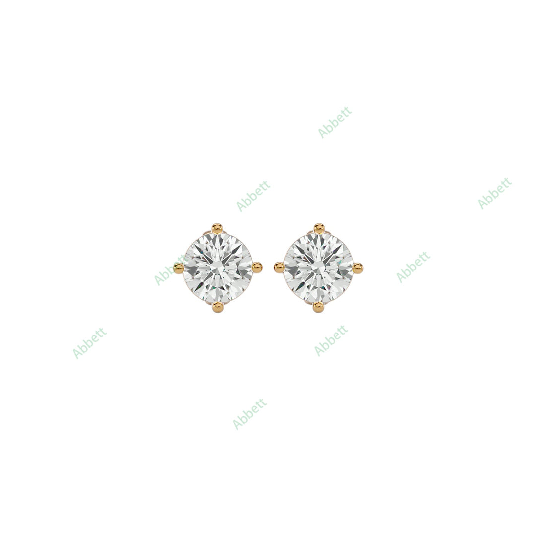 Four Prong Stud Earring STFO006