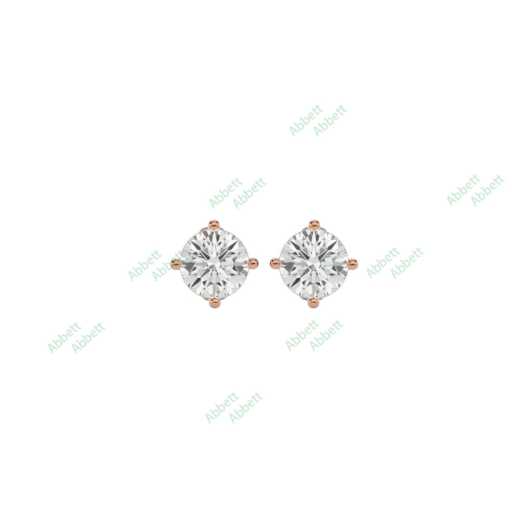 Four Prong Stud Earring STFO006
