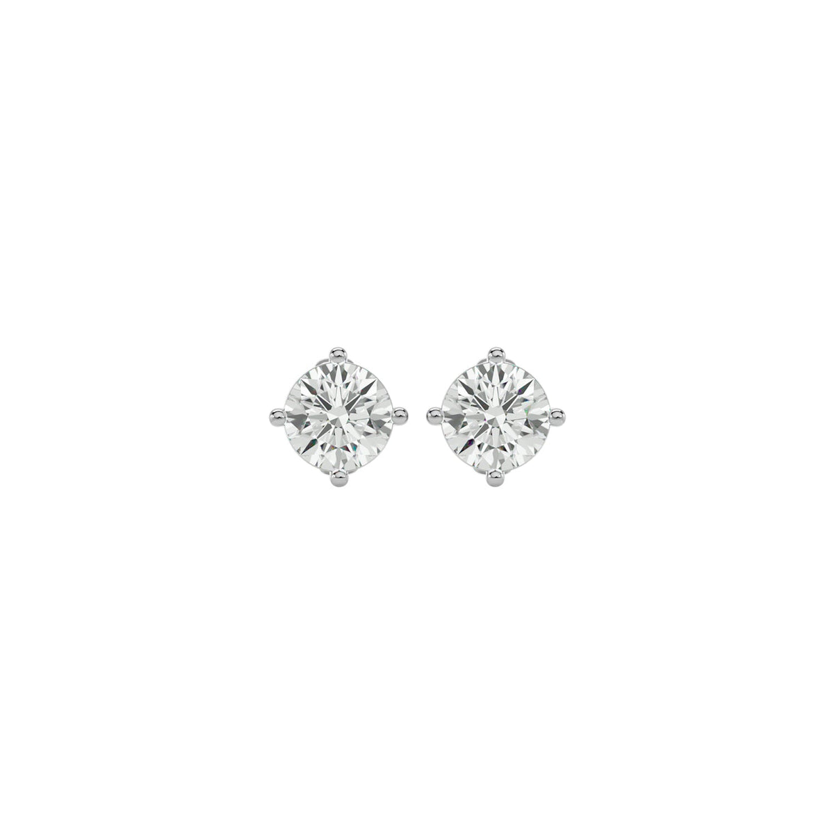 Four Prong Stud Earring STFO006