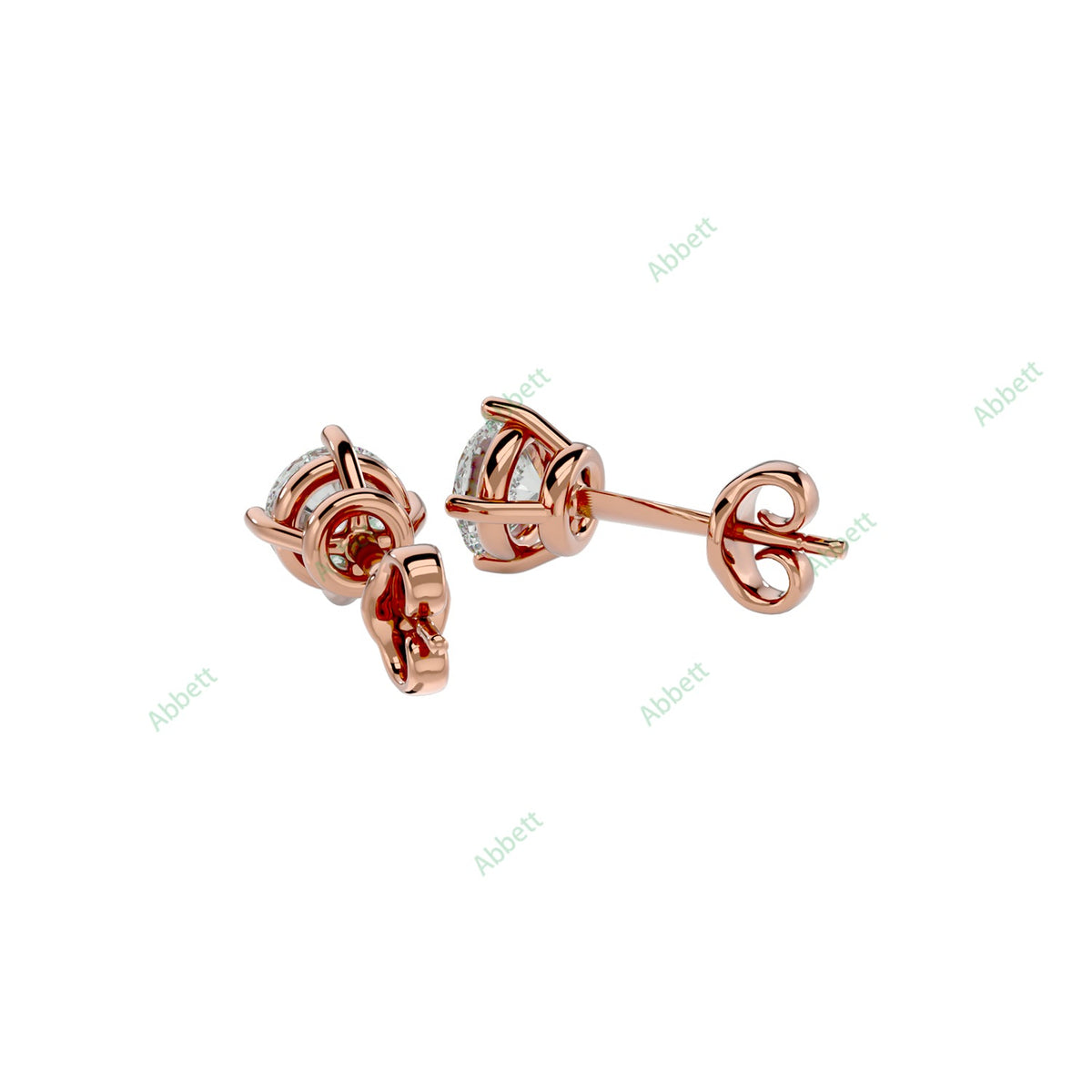Four Prong Stud Earring STFO006