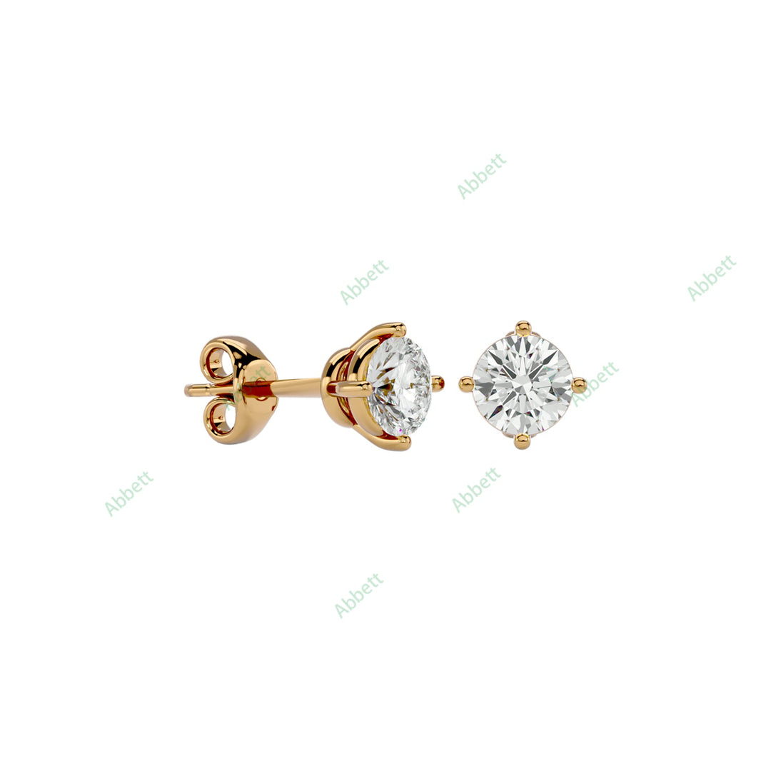 Four Prong Stud Earring STFO006