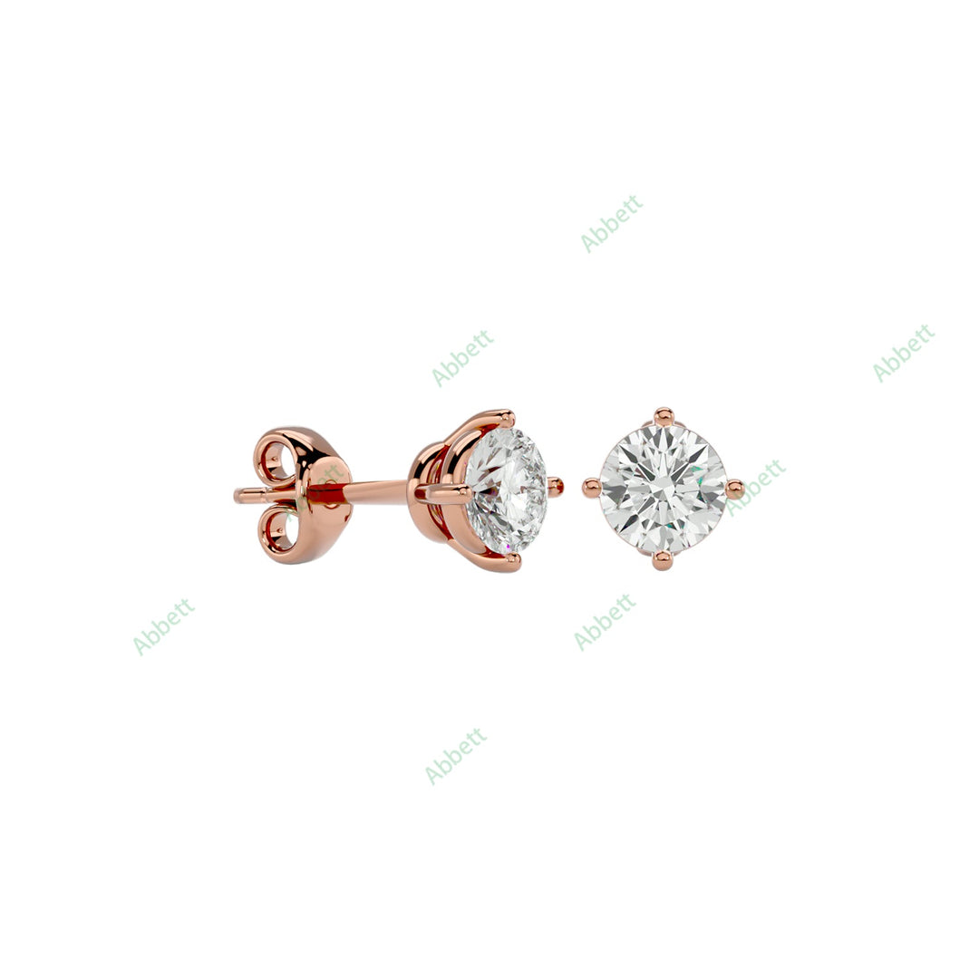 Four Prong Stud Earring STFO006