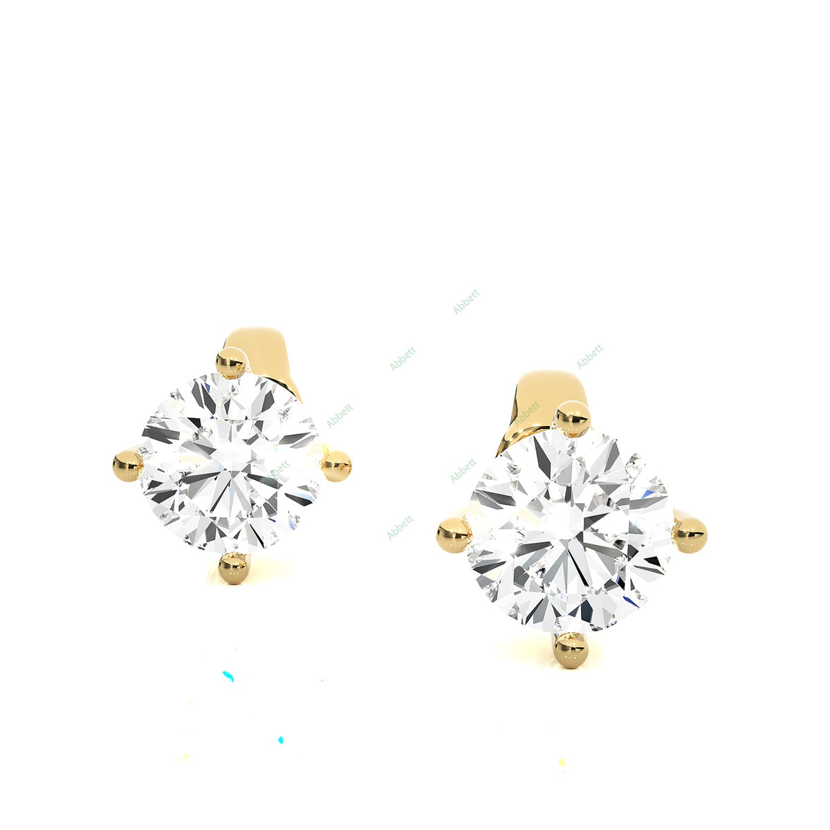 Four Prong Stud Earring STFO011