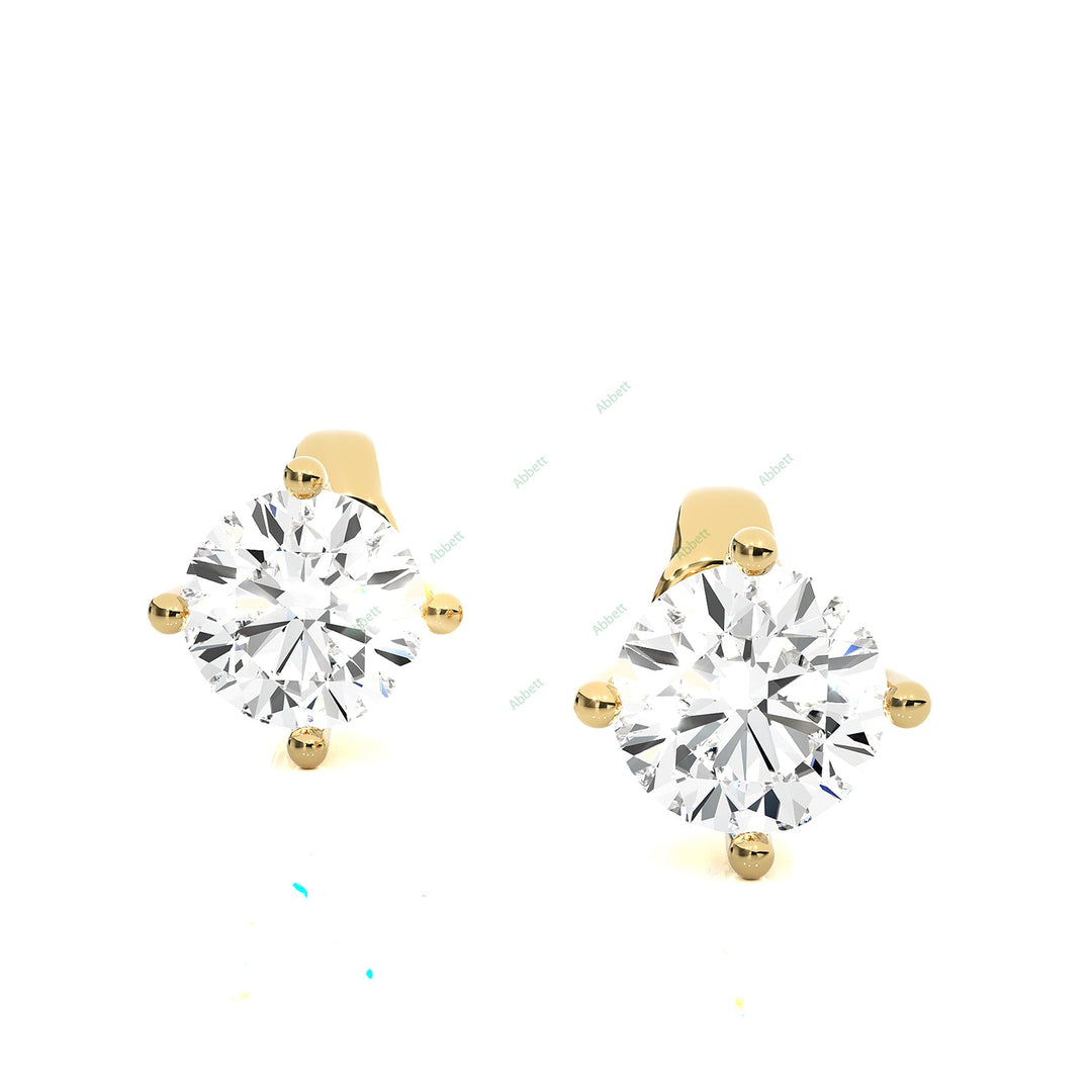 Four Prong Stud Earring STFO011