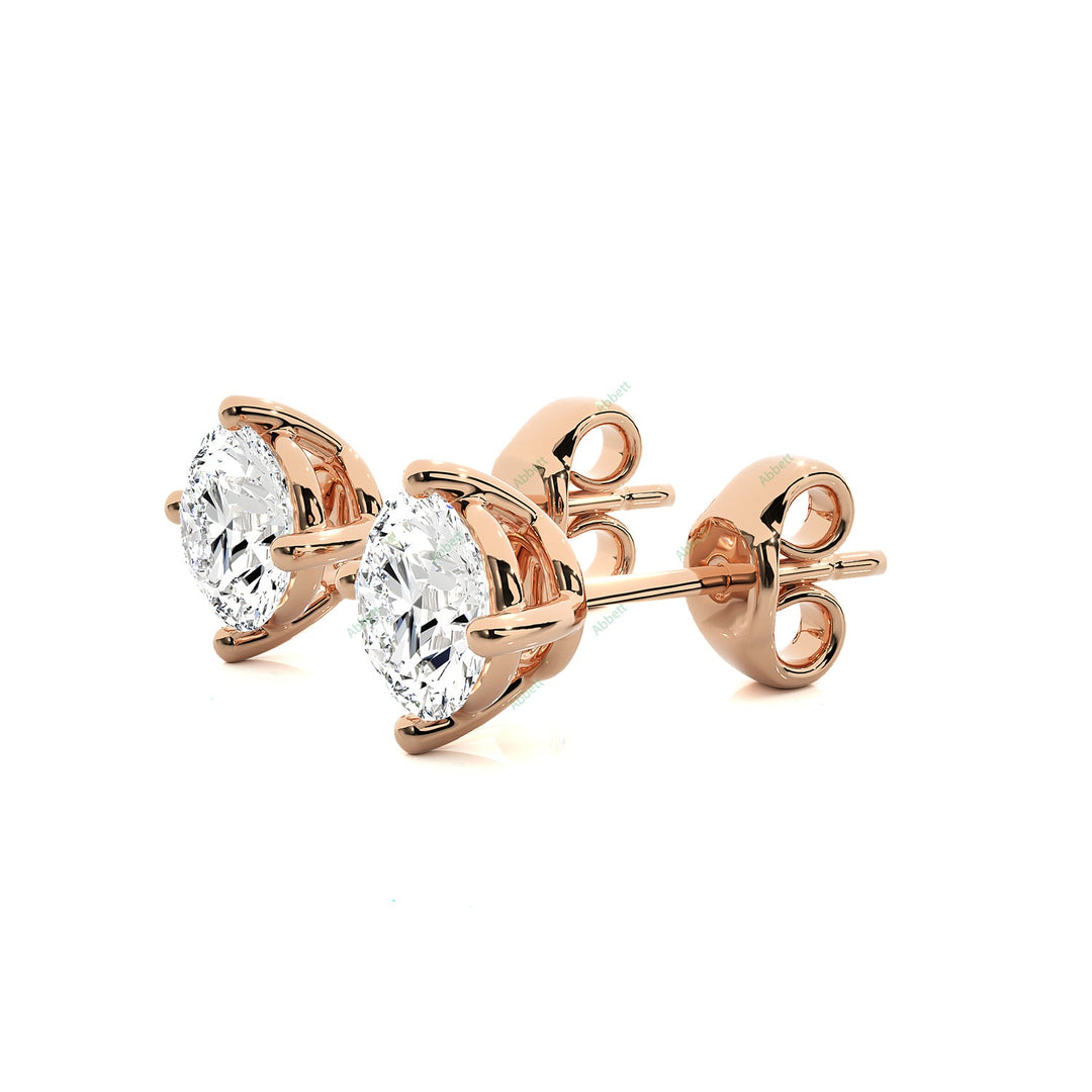 Four Prong Stud Earring STFO011