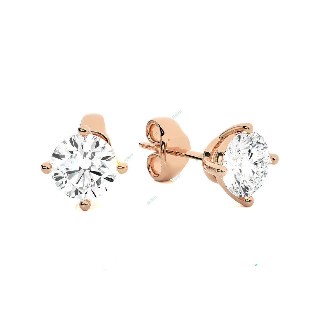 Four Prong Stud Earring STFO011