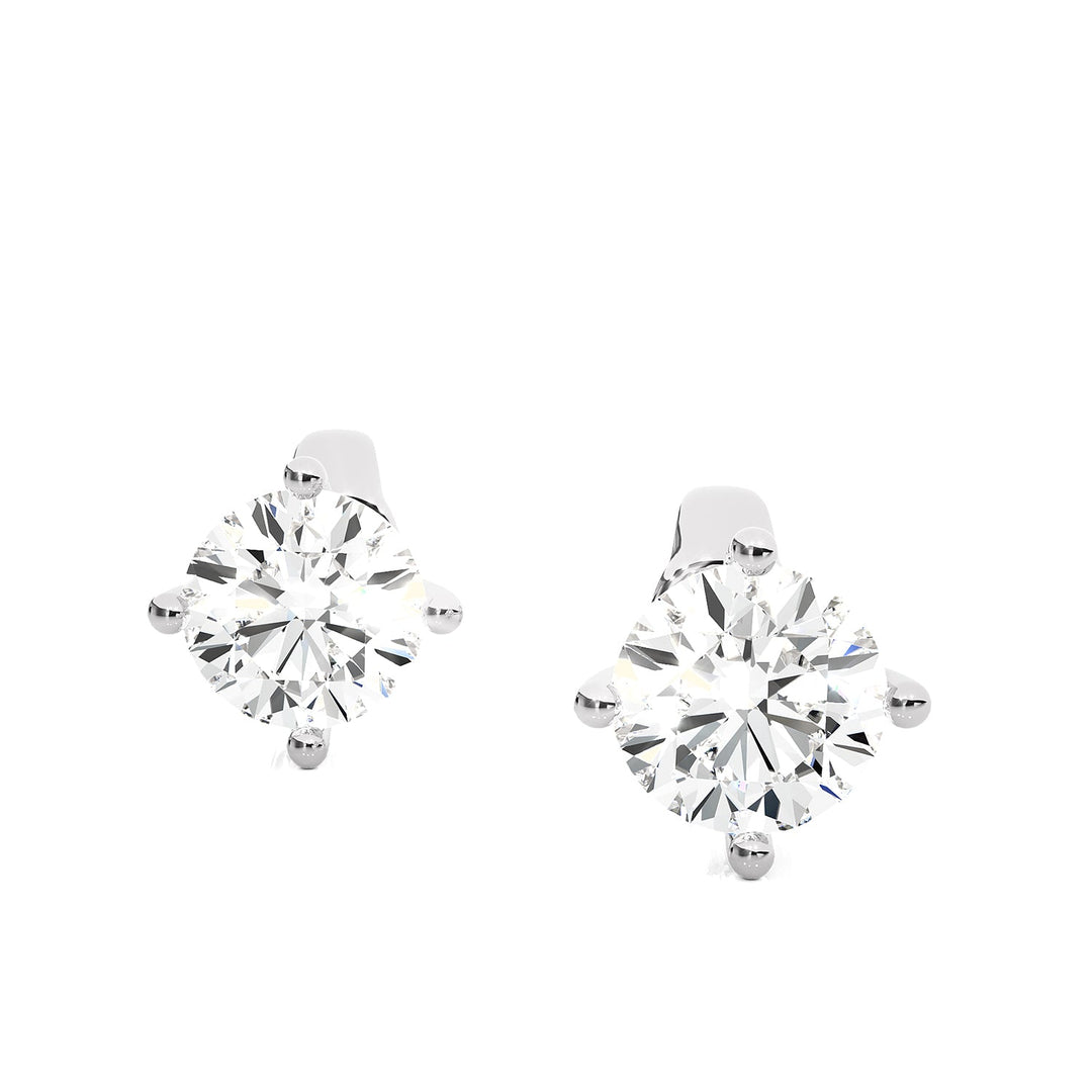 Four Prong Stud Earring STFO011