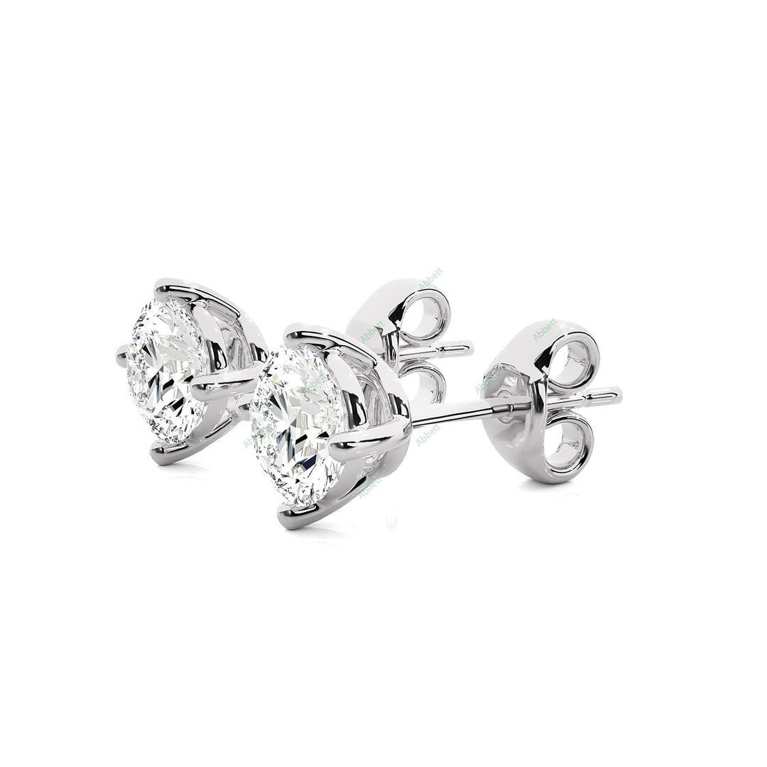 Four Prong Stud Earring STFO011