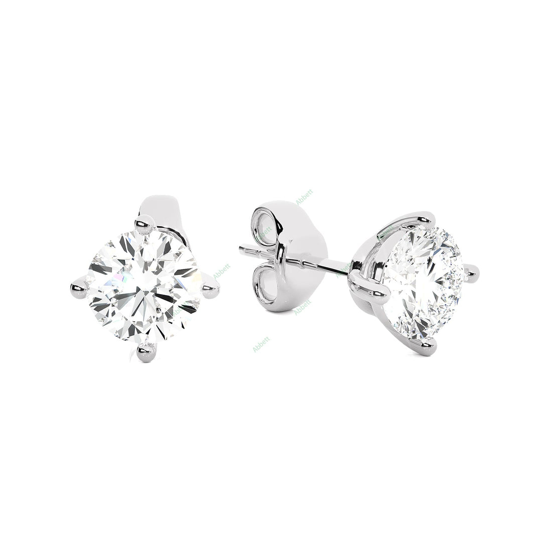 Four Prong Stud Earring STFO011