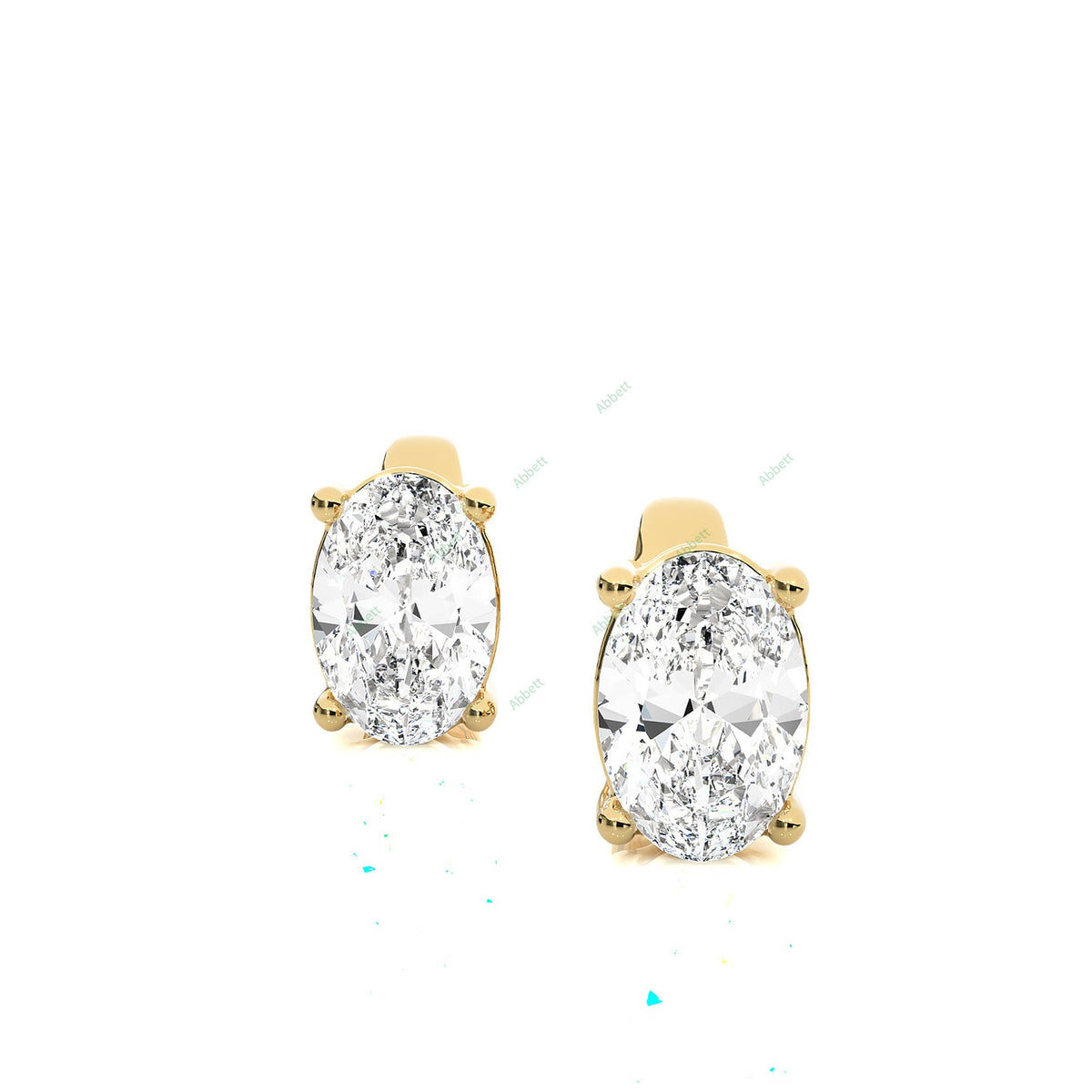 Four Prong Stud Earring STFO014