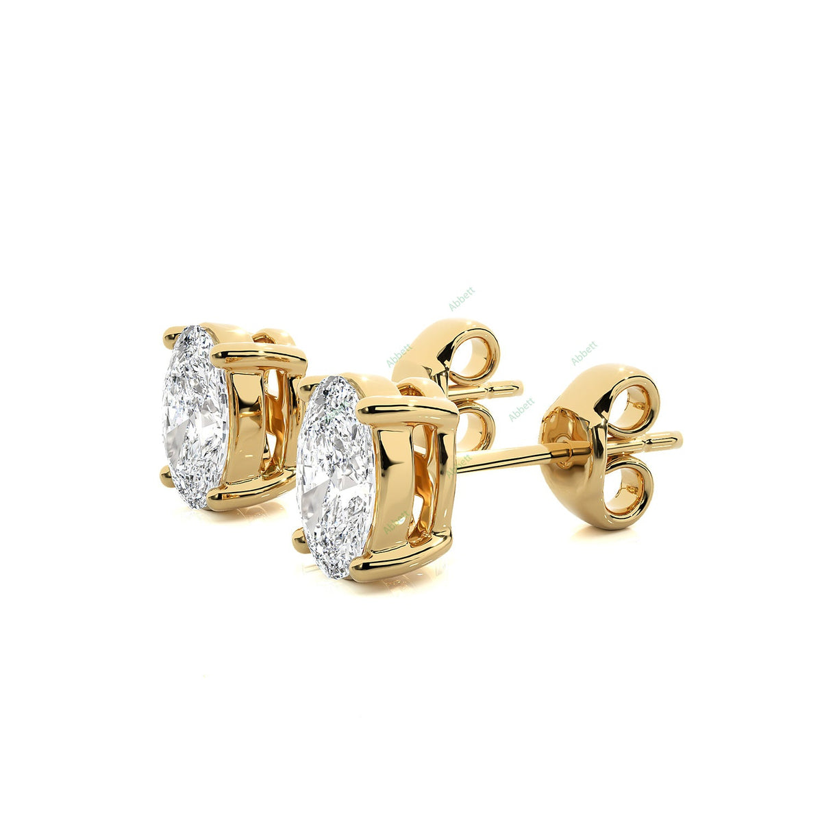 Four Prong Stud Earring STFO014