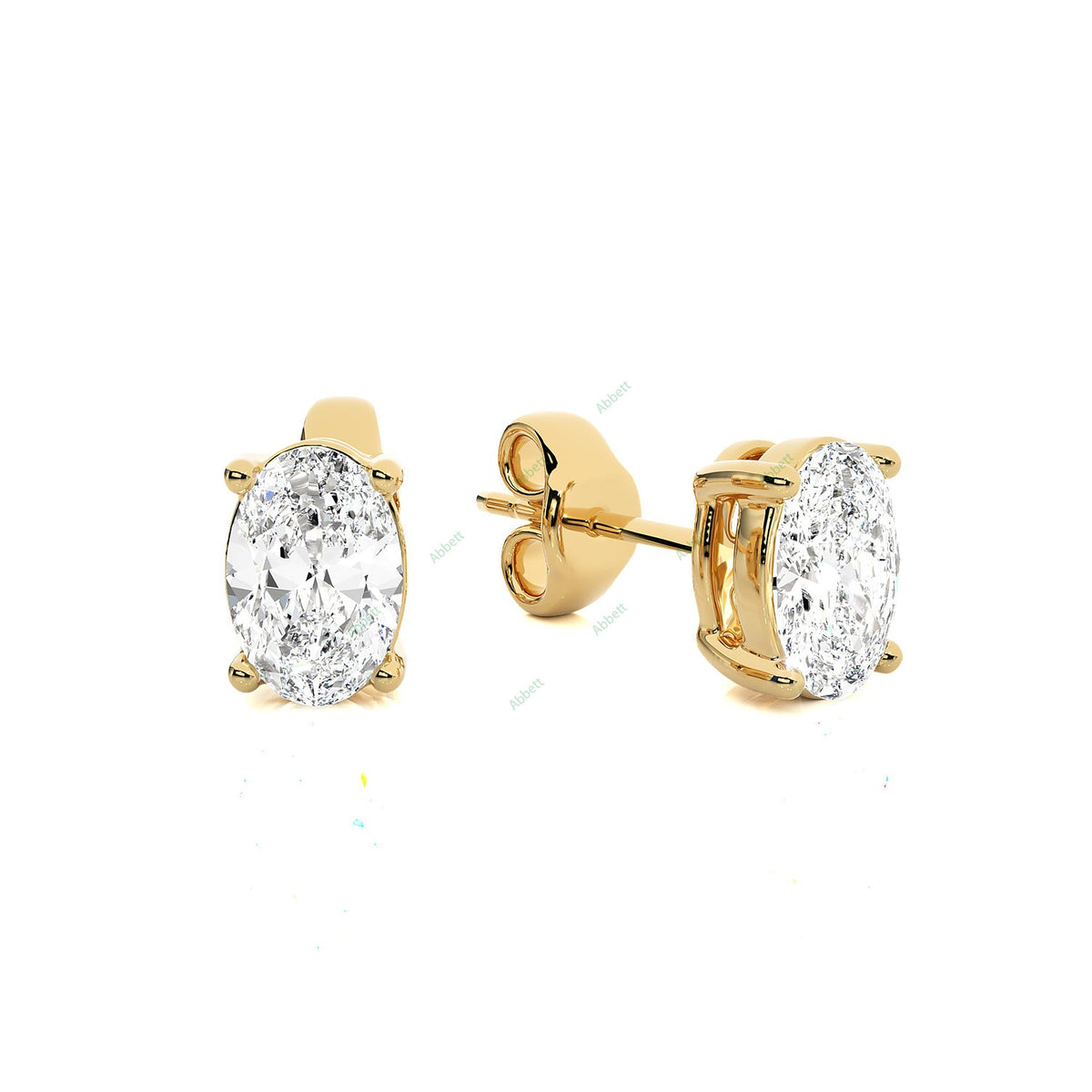 Four Prong Stud Earring STFO014