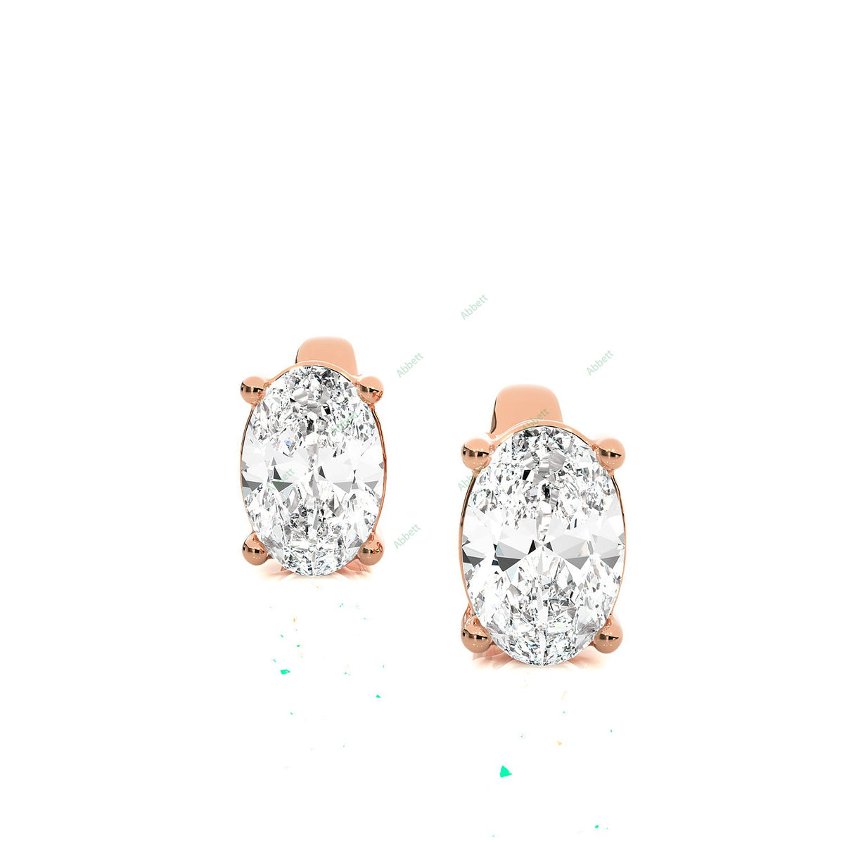 Four Prong Stud Earring STFO014