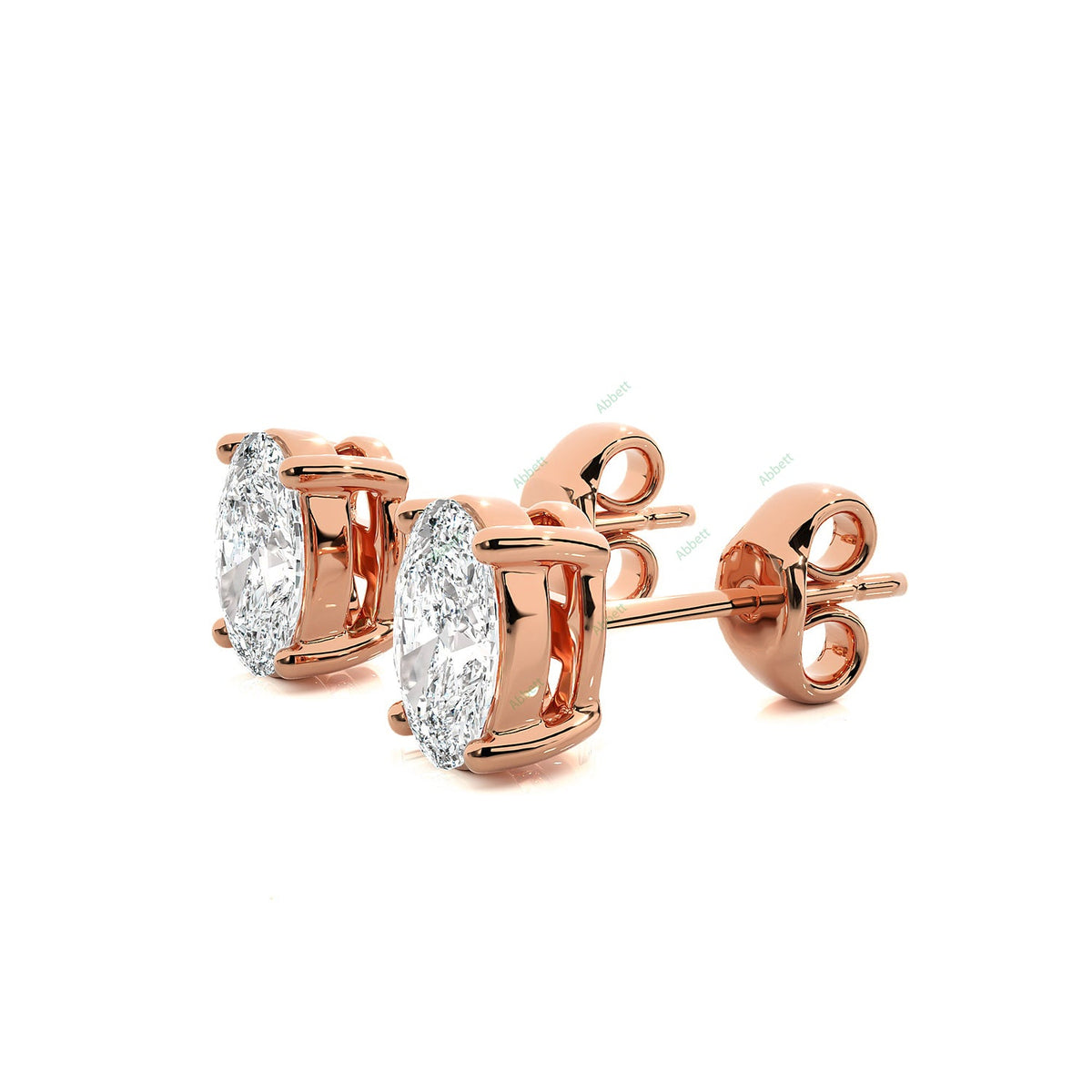 Four Prong Stud Earring STFO014