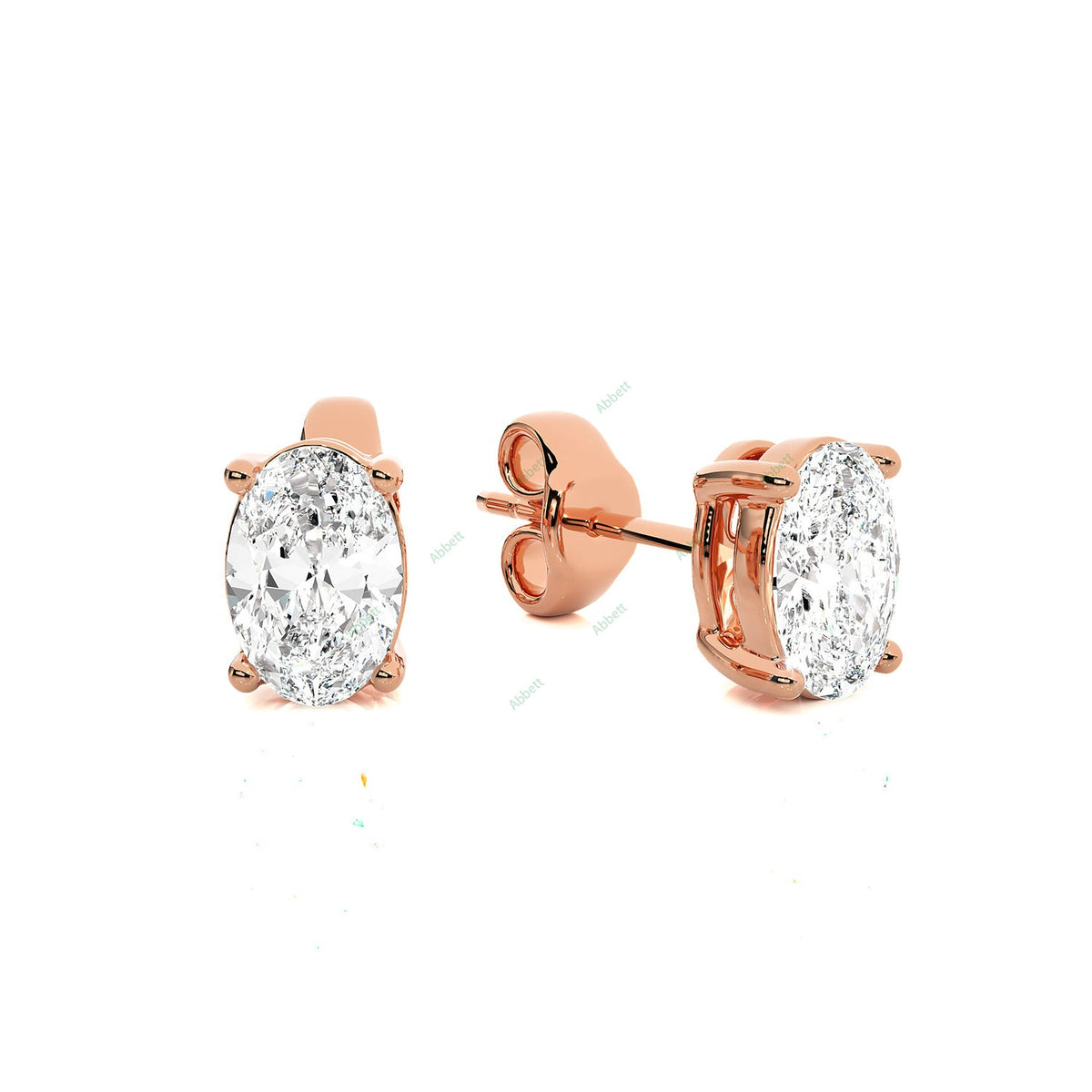 Four Prong Stud Earring STFO014