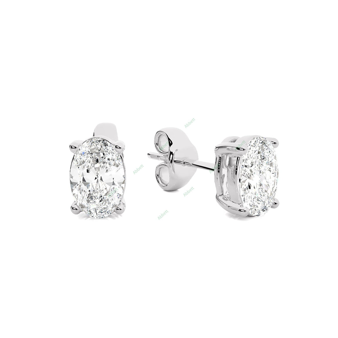 Four Prong Stud Earring STFO014