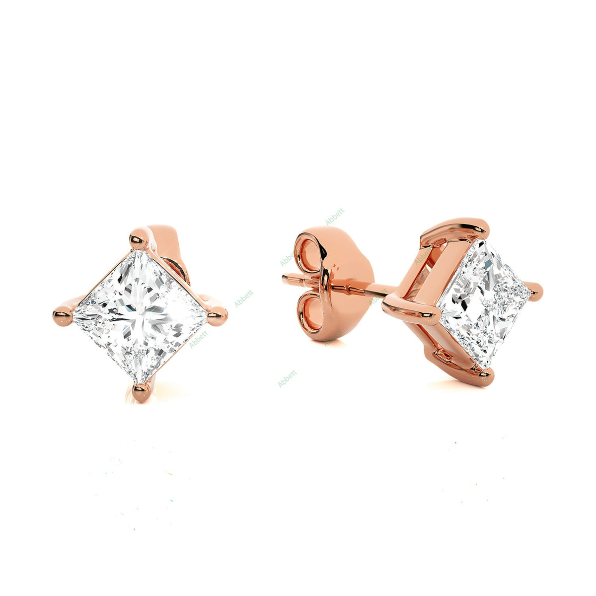 Four Prong Stud Earring STFO018