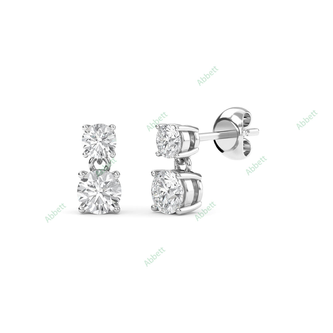 Four Prong Stud Earring STFO022