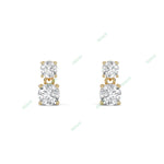 Load image into Gallery viewer, Four Prong Stud Earring STFO022

