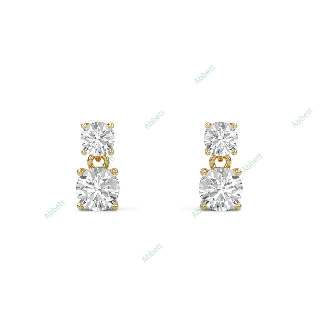 Four Prong Stud Earring STFO022