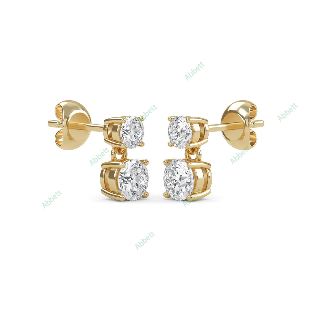Four Prong Stud Earring STFO022