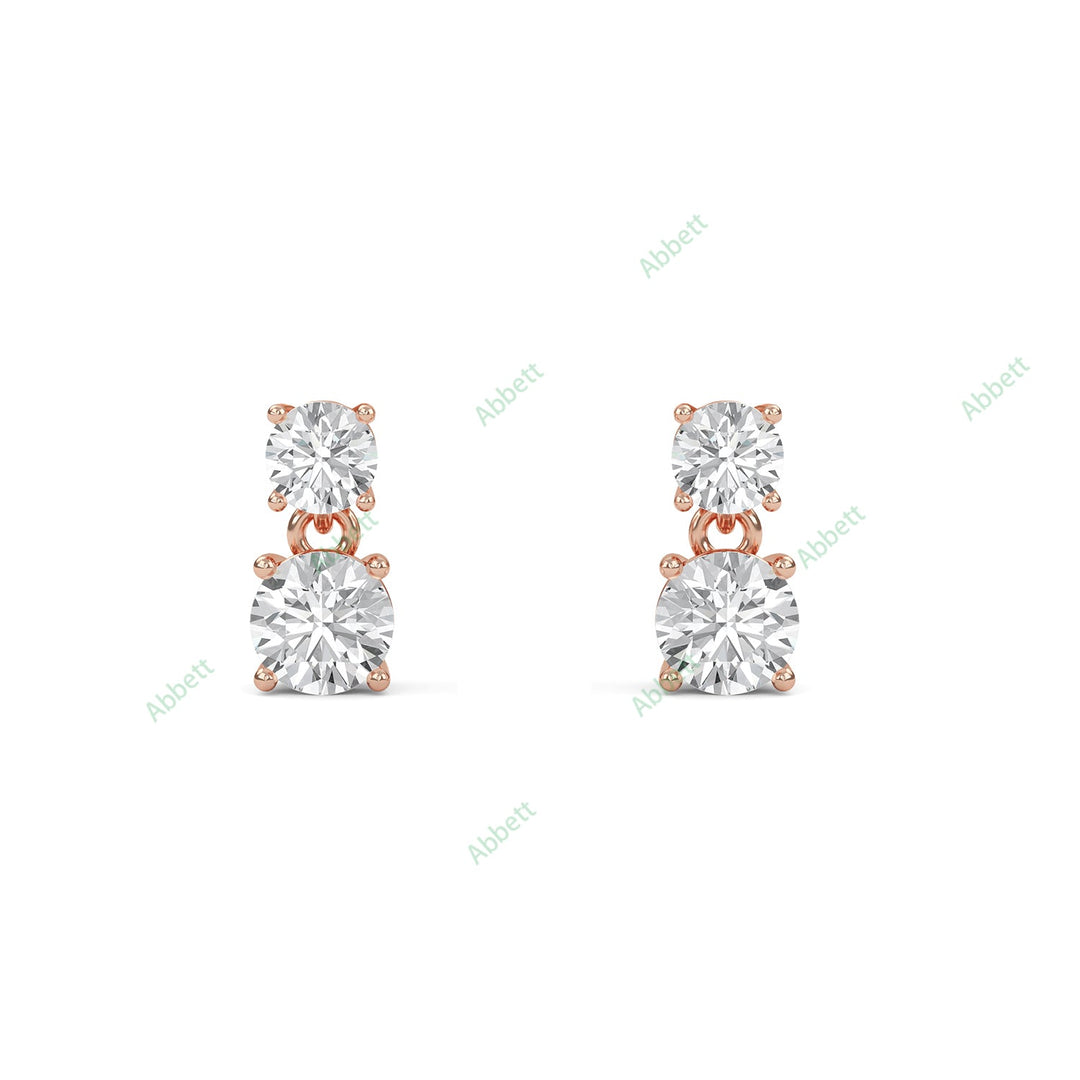 Four Prong Stud Earring STFO022