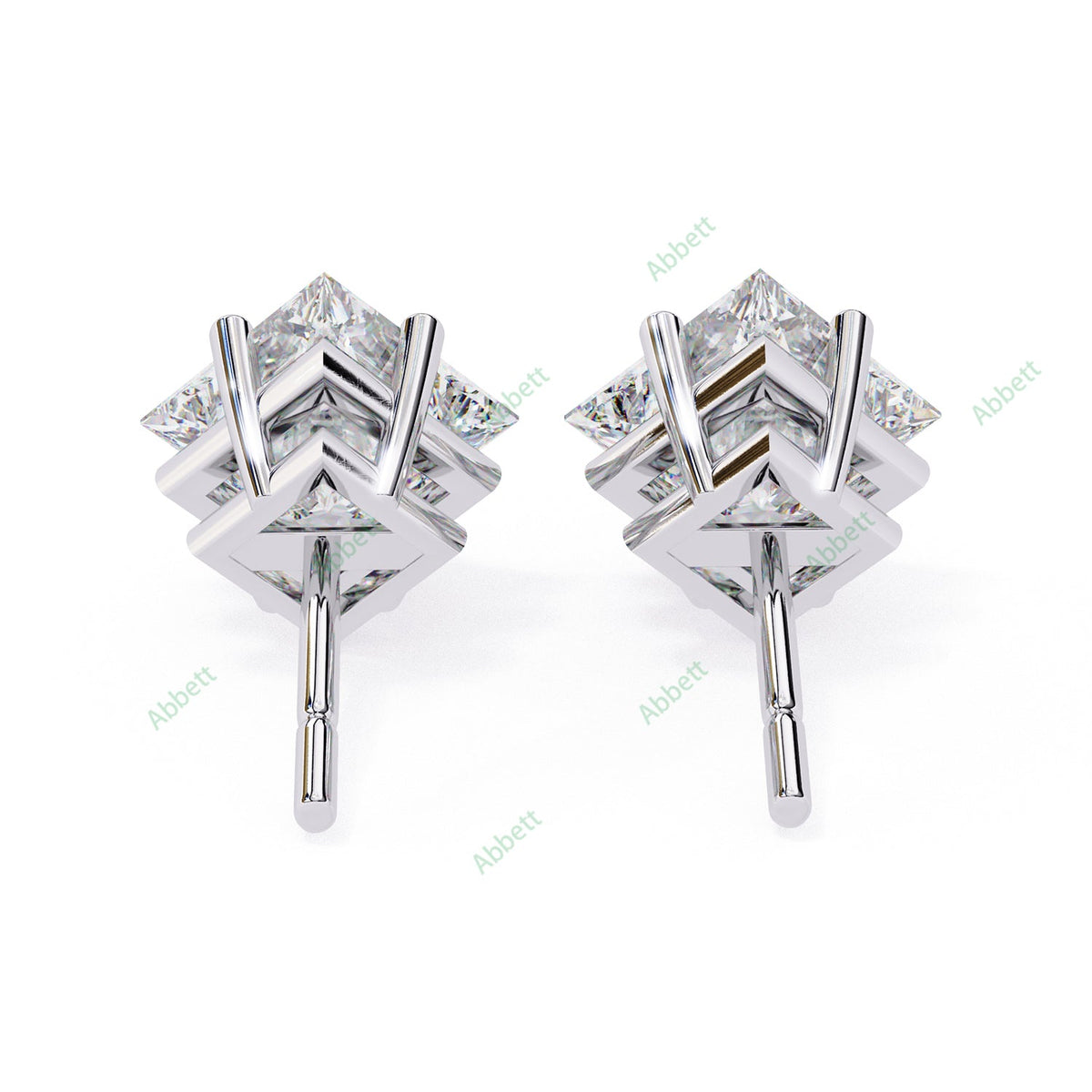 Four Prong Stud Earring STFO1318