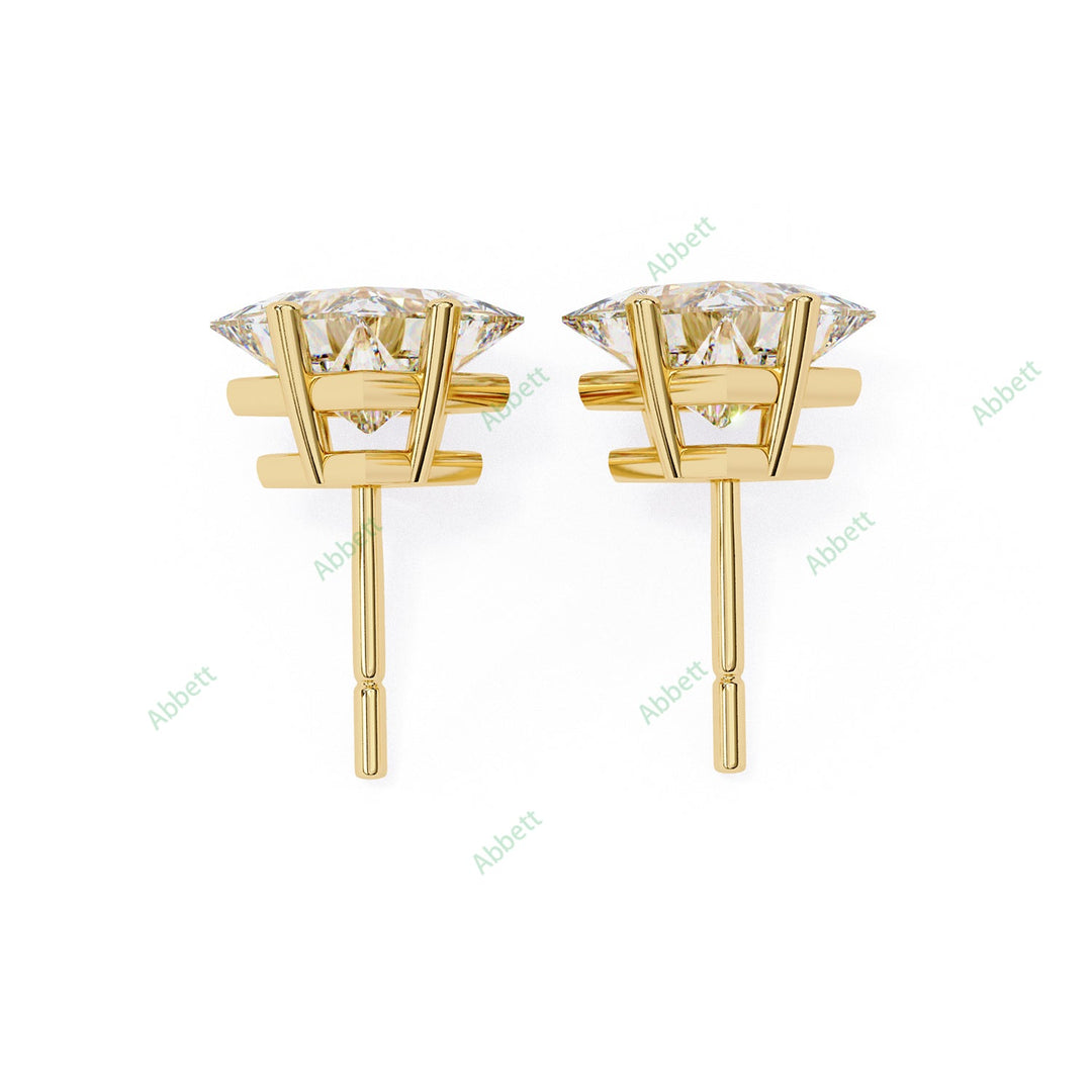Princess Four Prong Studs Earring STFO1318