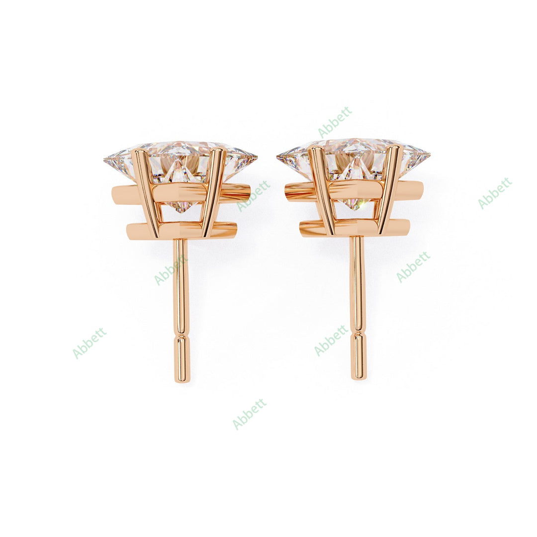 Princess Four Prong Studs Earring STFO1318