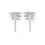 Load image into Gallery viewer, Princess Four Prong Studs Earring STFO1318
