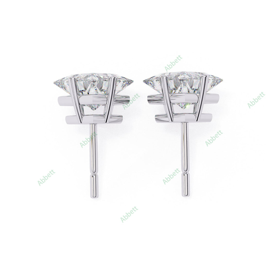 Princess Four Prong Studs Earring STFO1318