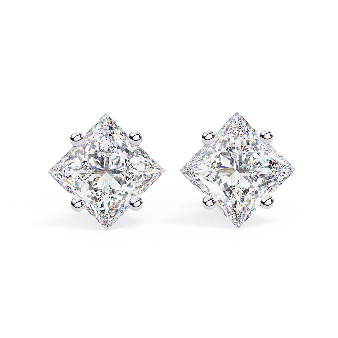 Princess Four Prong Studs Earring STFO1318