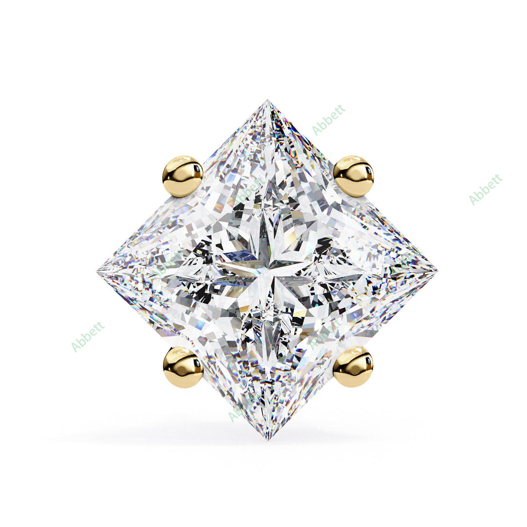 Princess Four Prong Studs Earring STFO1318