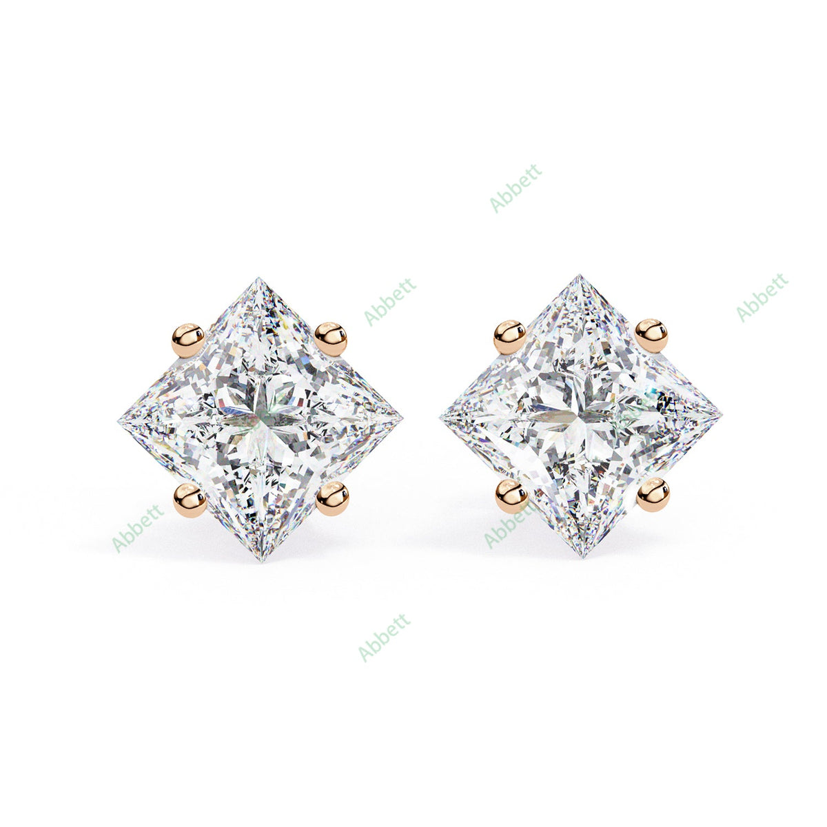 Four Prong Stud Earring STFO1318