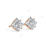 Load image into Gallery viewer, Princess Four Prong Studs Earring STFO1318
