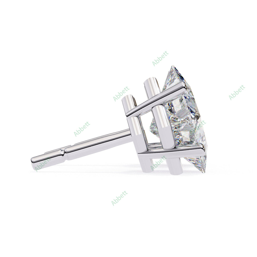 Princess Four Prong Studs Earring STFO1318